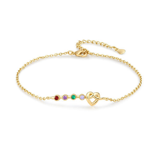 Custom Birthstone Anklet