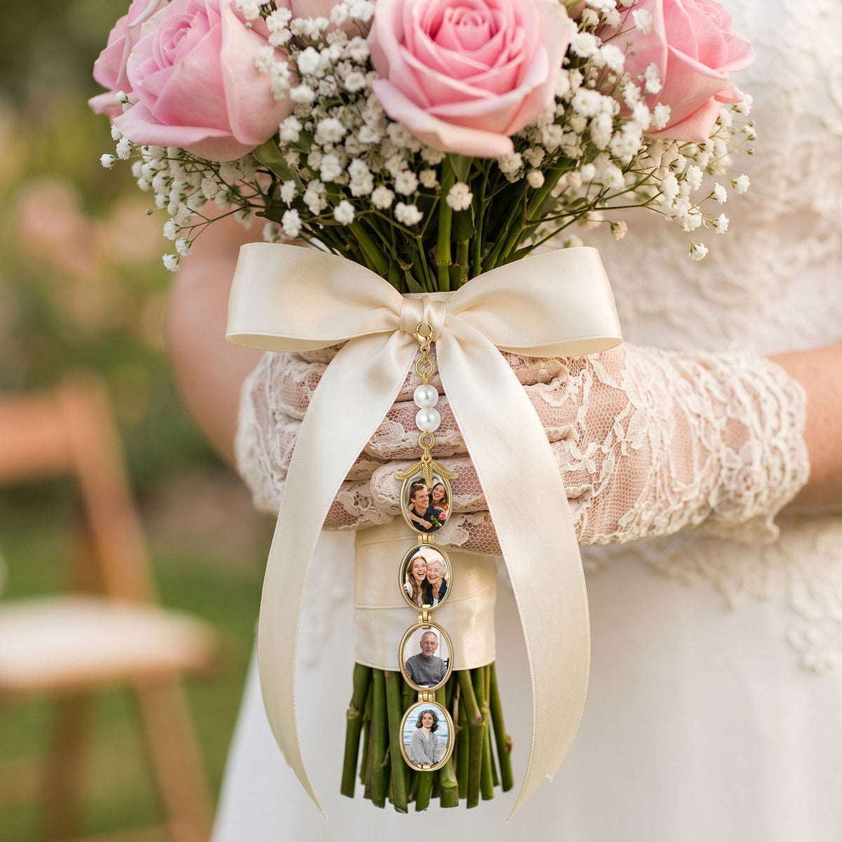 Wedding Photo Bouquet Charm