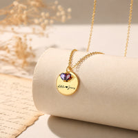 Personalized Birthstone Necklace