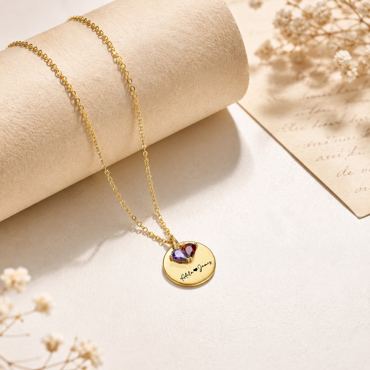 Personalized Birthstone Necklace