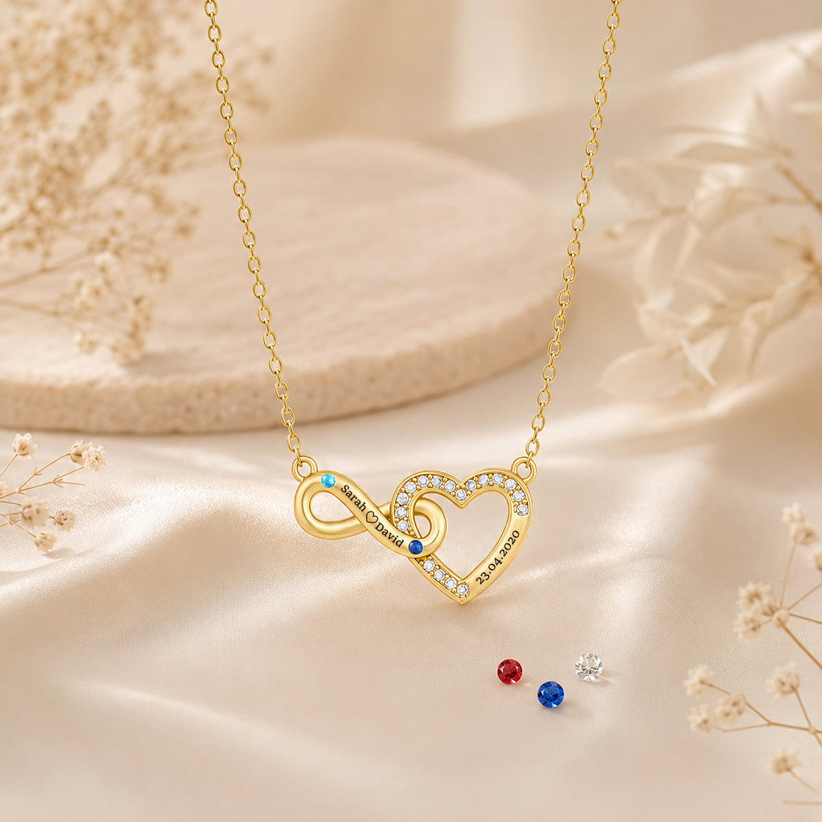 Personalized Birthstone Necklace
