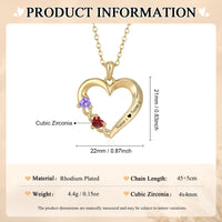 Personalized Birthstone Necklace