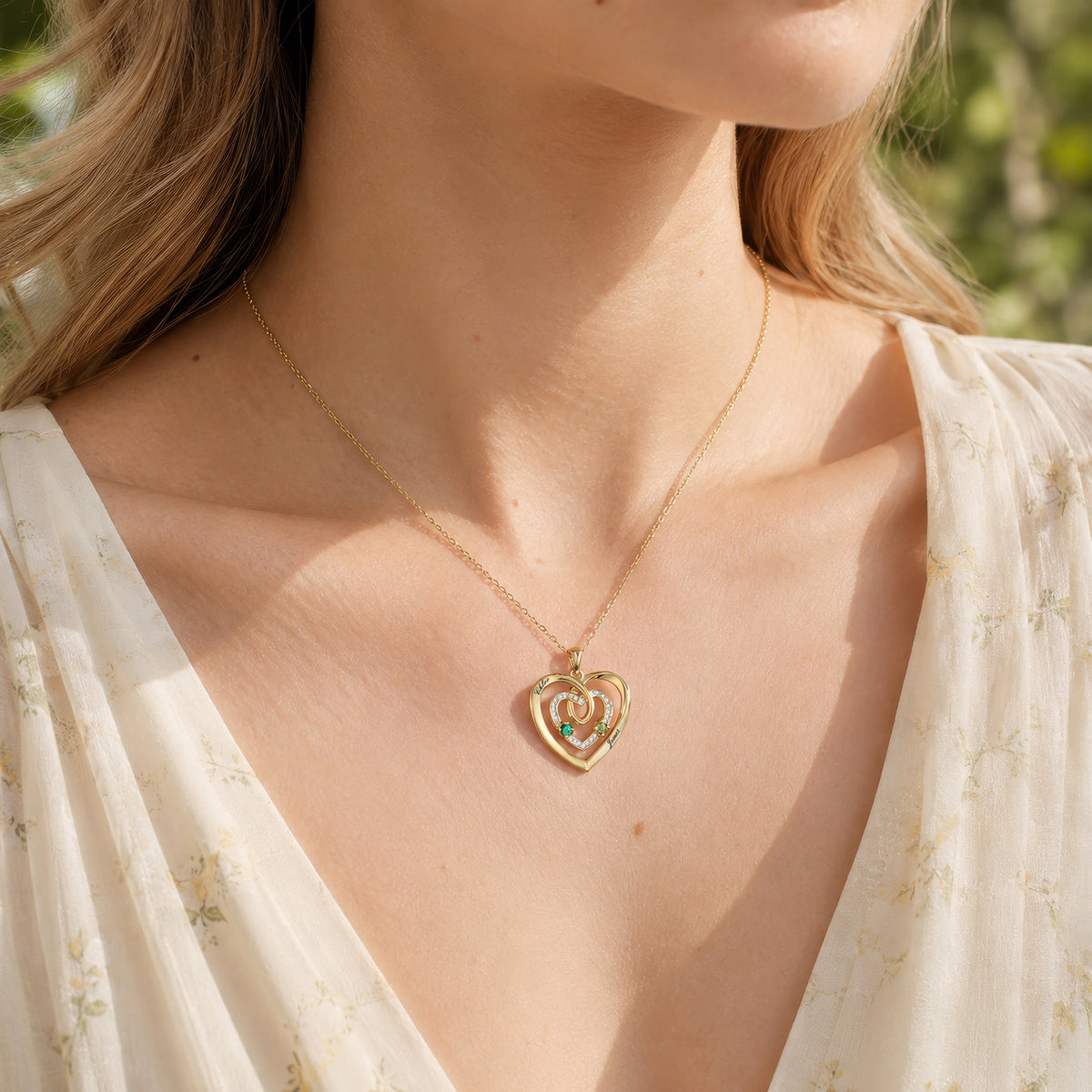 Personalized Birthstone Necklace