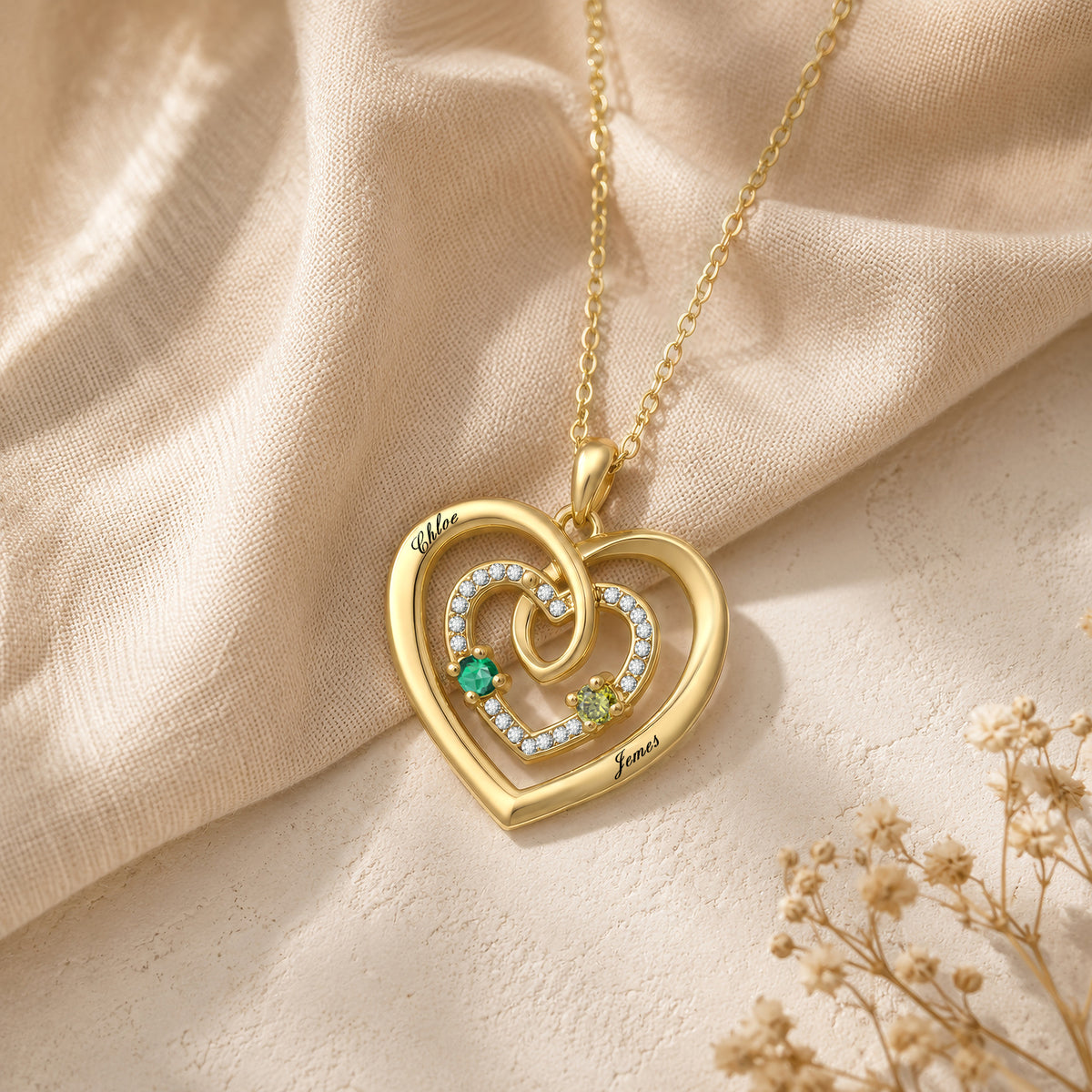 Personalized Birthstone Necklace
