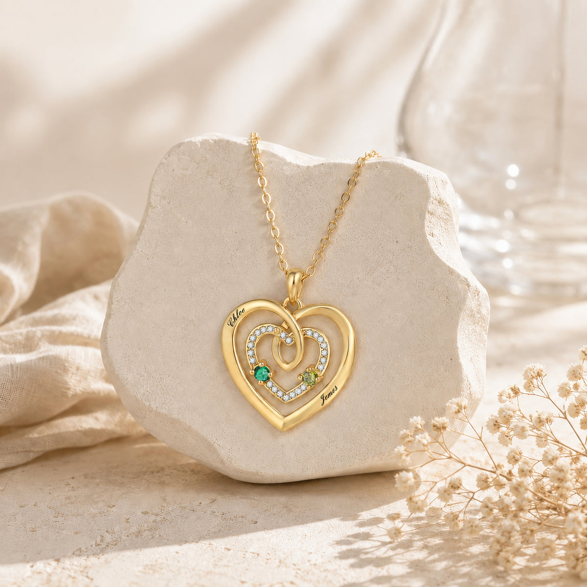 Personalized Birthstone Necklace