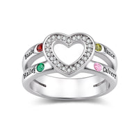 Personalized Birthstone Ring