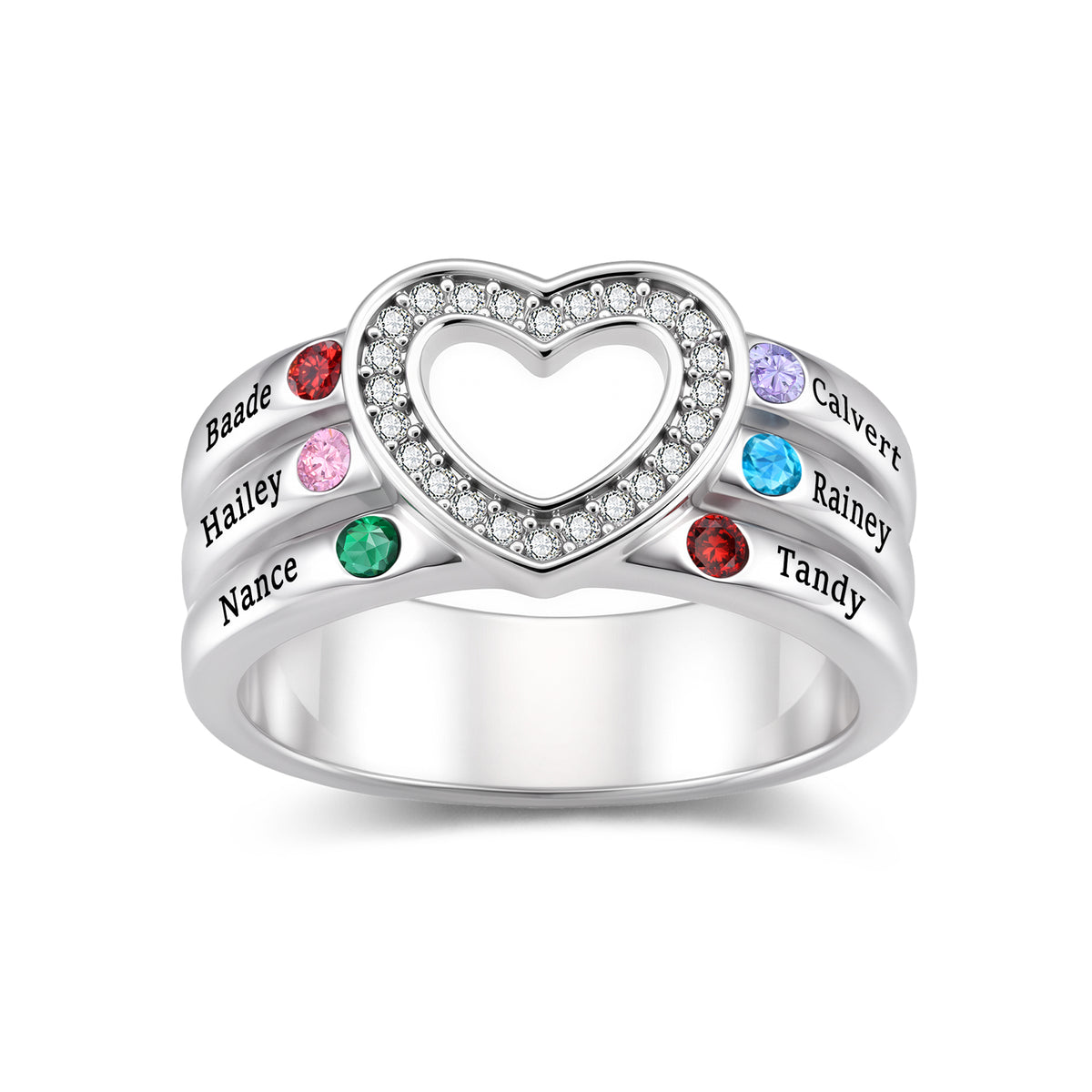 Personalized Birthstone Ring