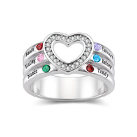 Personalized Birthstone Ring