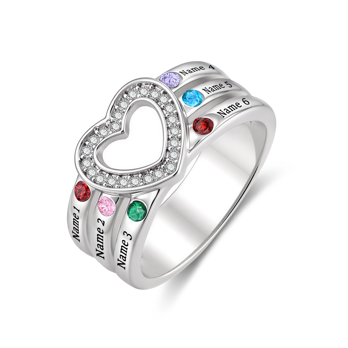 Personalized Birthstone Ring