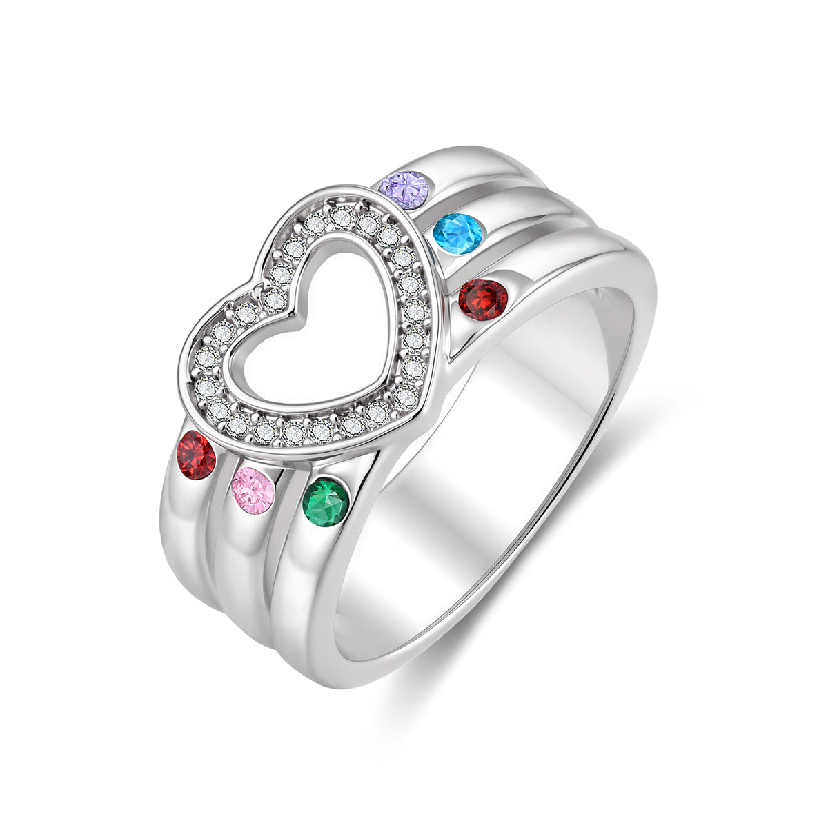 Personalized Birthstone Ring