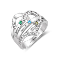 Personalized Birthstone Ring
