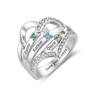 Personalized Birthstone Ring