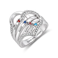 Personalized Birthstone Ring