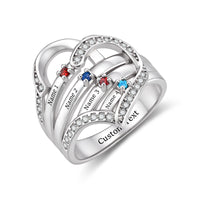 Personalized Birthstone Ring