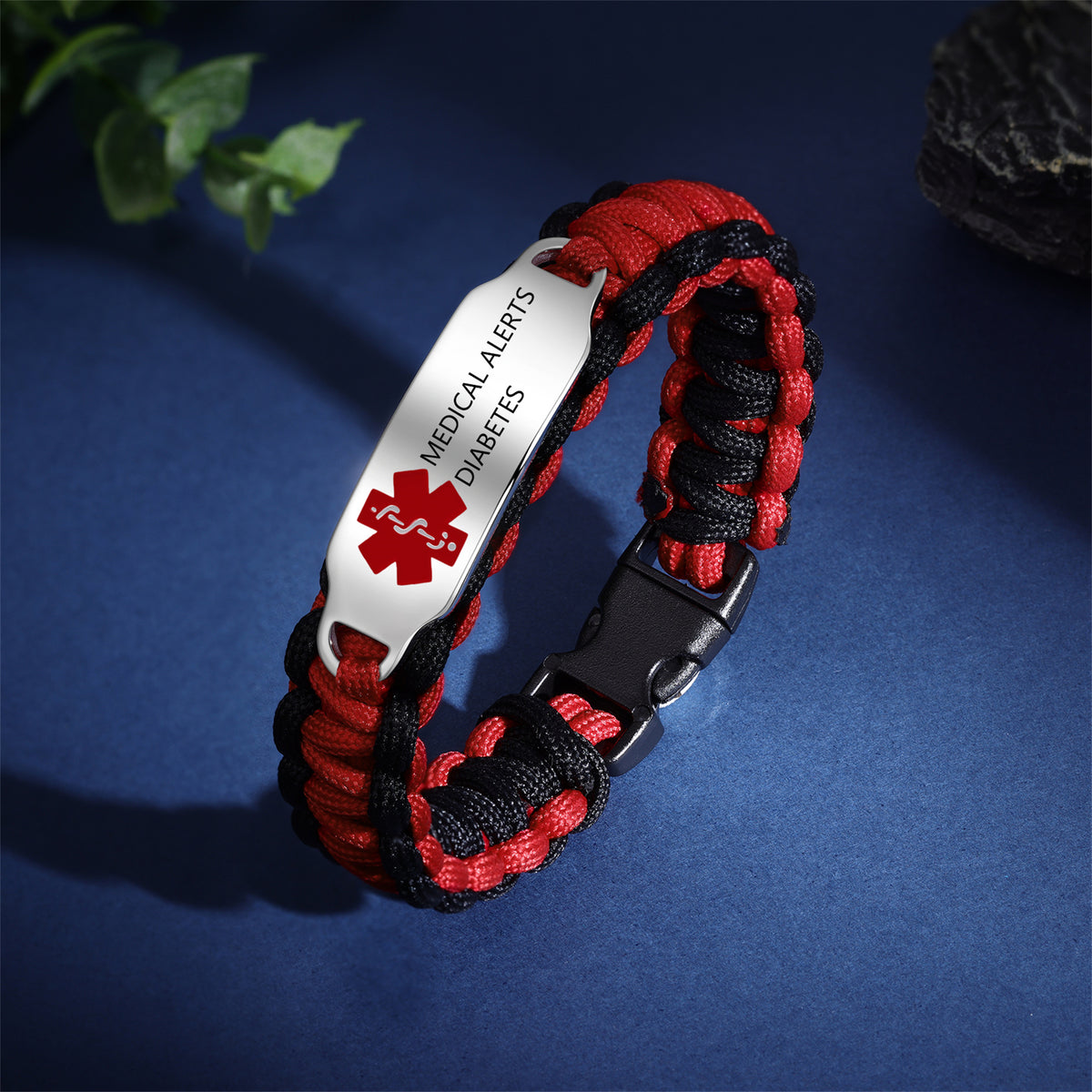 Personalized Paracord Medical ID Bracelet