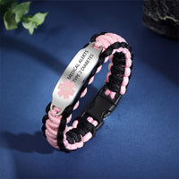 Personalized Paracord Medical ID Bracelet