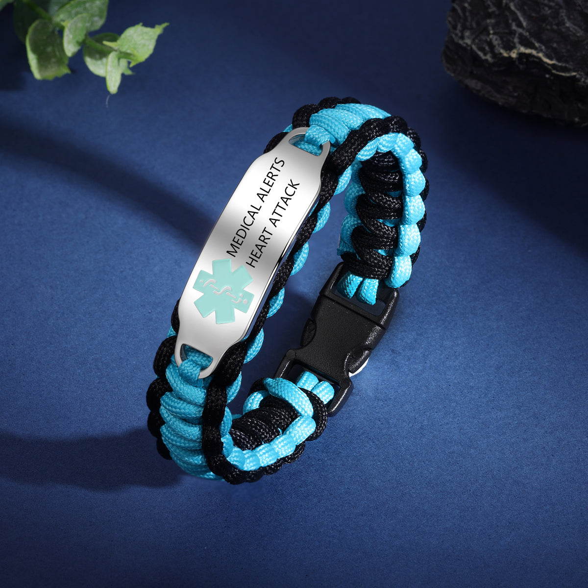 Personalized Paracord Medical ID Bracelet