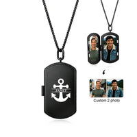 Personalized Photo Men's Necklace