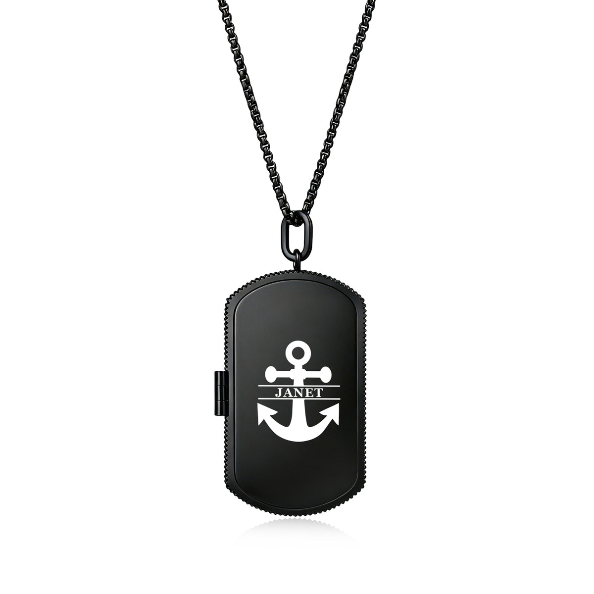 Personalized Photo Men's Necklace