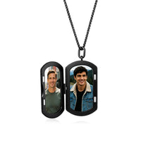 Personalized Photo Men's Necklace