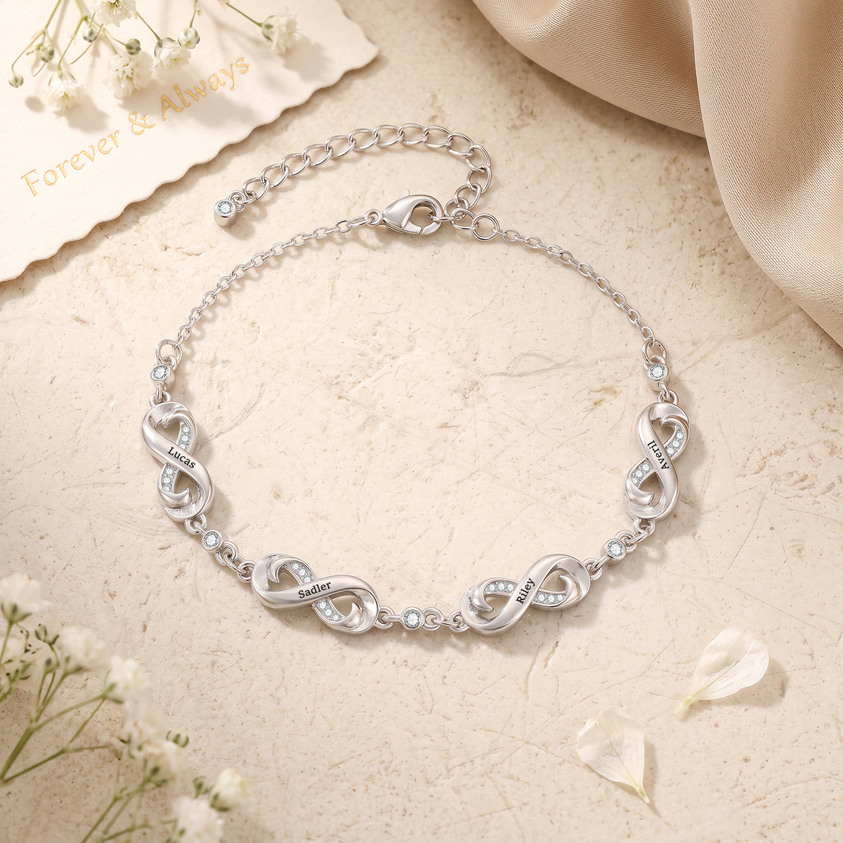 Personalized Infinity Bracelet