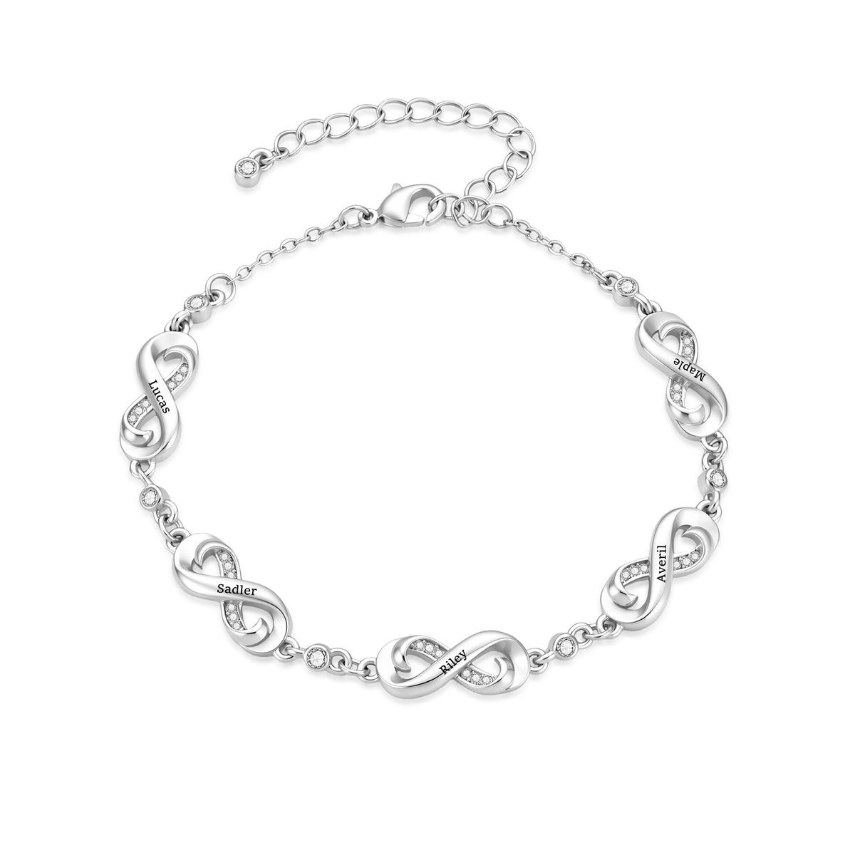 Personalized Infinity Bracelet