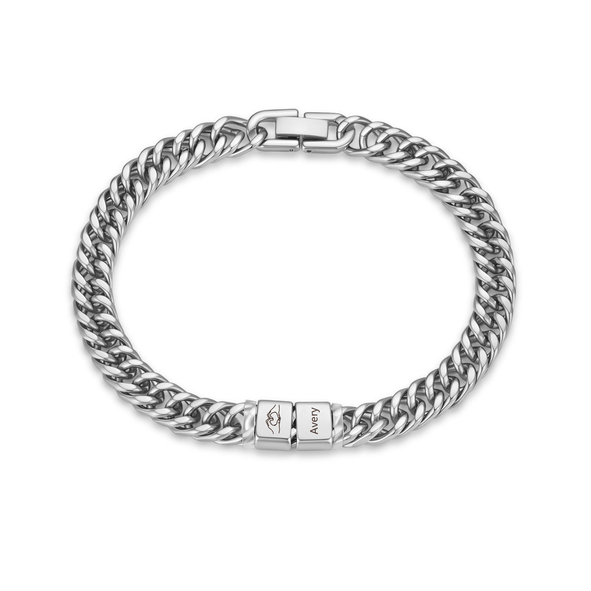 Personalized Stainless Steel Bracelet