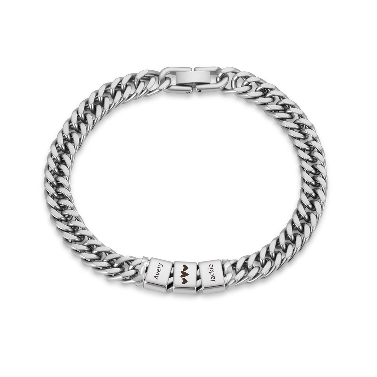 Personalized Stainless Steel Bracelet