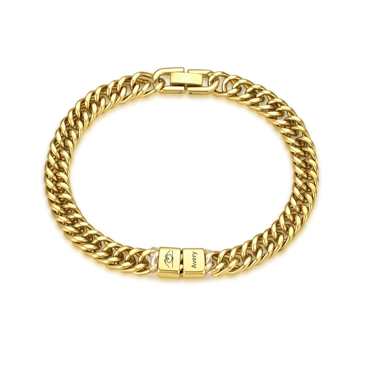 Personalized Stainless Steel Bracelet