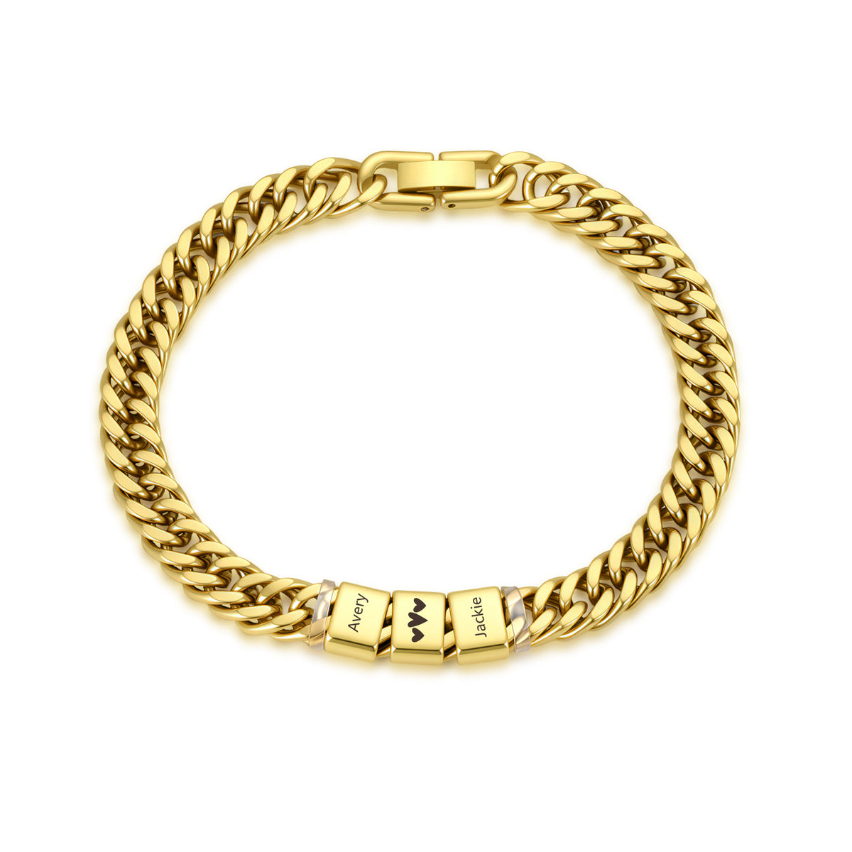 Personalized Stainless Steel Bracelet