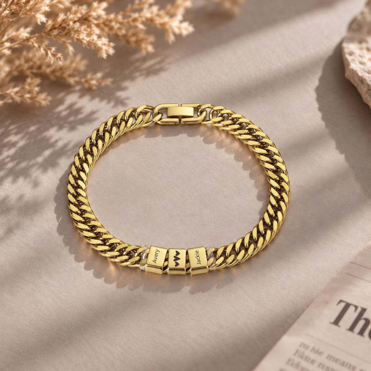 Personalized Stainless Steel Bracelet