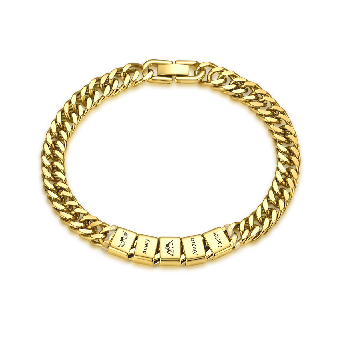 Personalized Stainless Steel Bracelet