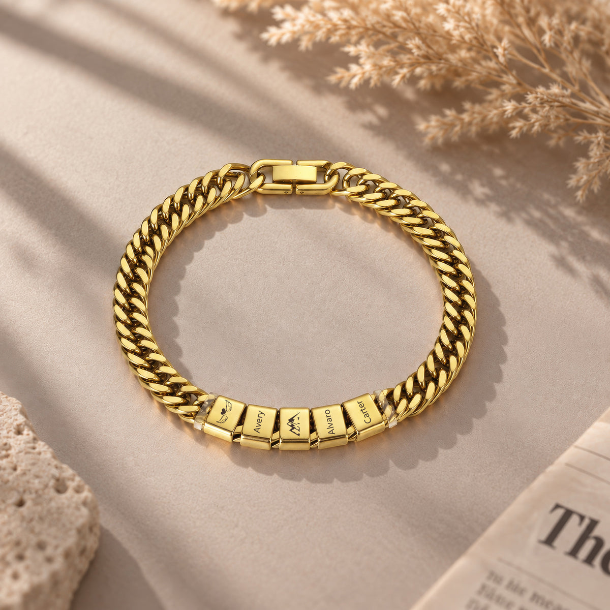 Personalized Stainless Steel Bracelet