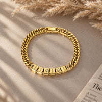 Personalized Stainless Steel Bracelet