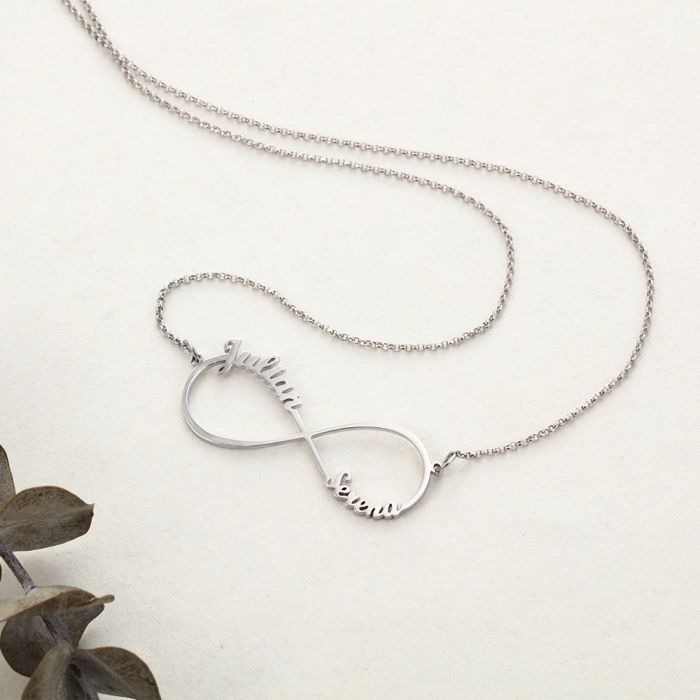 Personalized Infinity Two Name Necklace