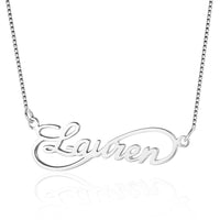 Infinity Script Name Necklace