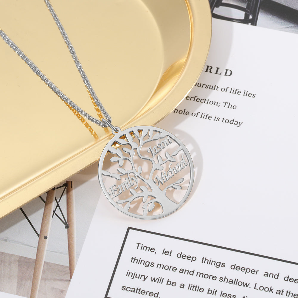 Tree of Life Family Name Necklace