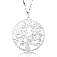 Tree of Life Family Name Necklace