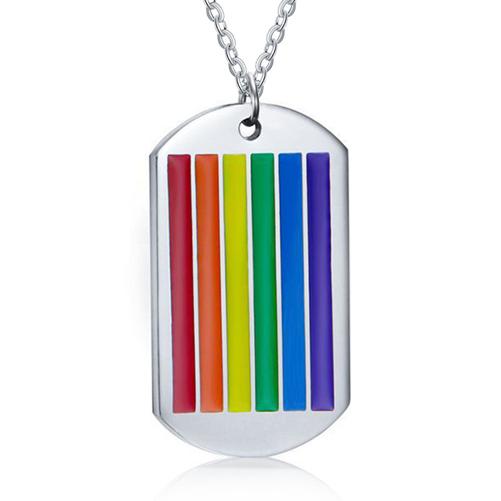Engraved Dog Tag Necklace