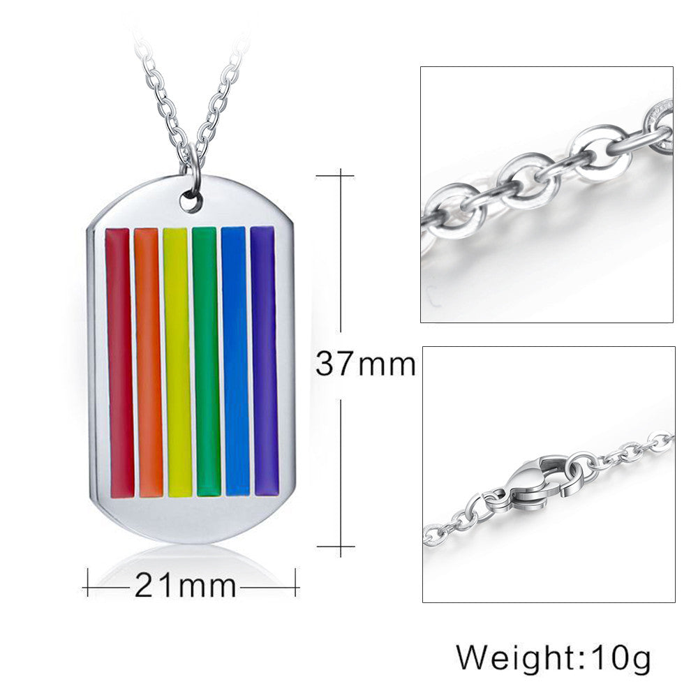 Engraved Dog Tag Necklace