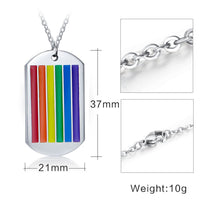 Engraved Dog Tag Necklace