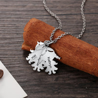 Personalized Boy and Girl Charm Name Necklace