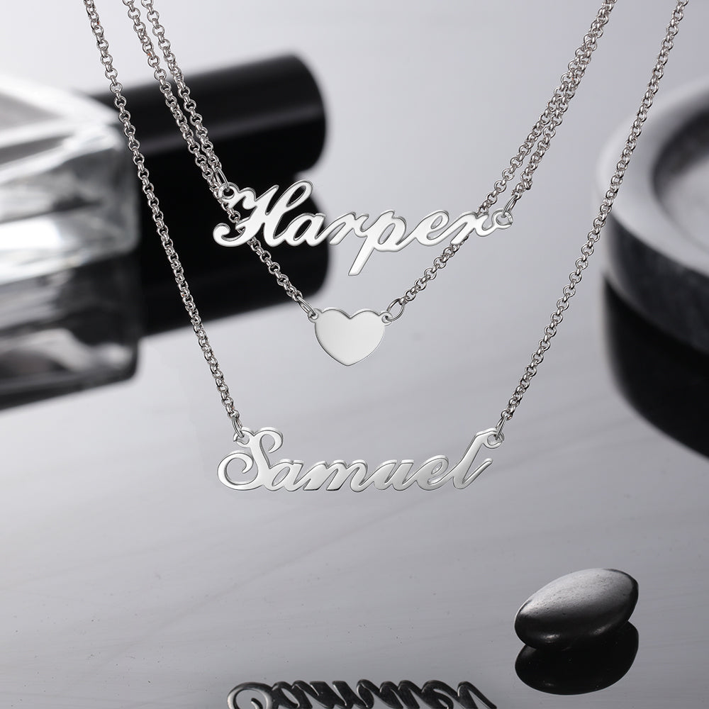 Personalized Multi-chain Name Necklace