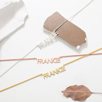 Personalized Capital Serif Name Necklace