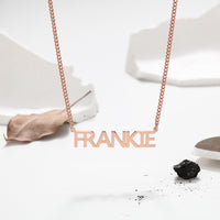 Personalized Capital Serif Name Necklace