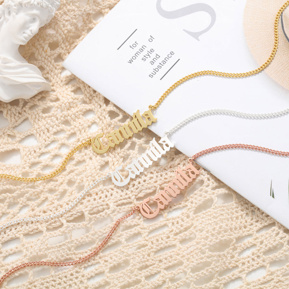 Personalized Cursive Name Necklace