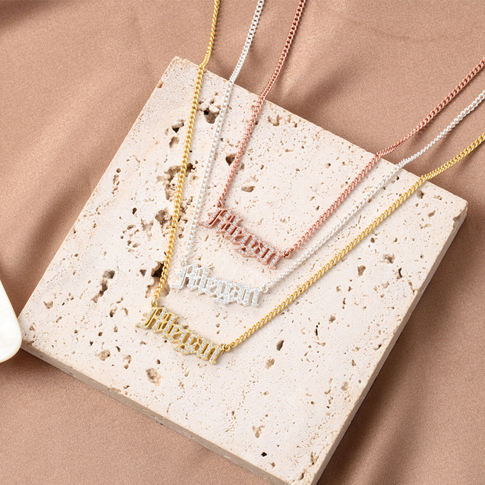 Personalized Classic Script Name Necklace