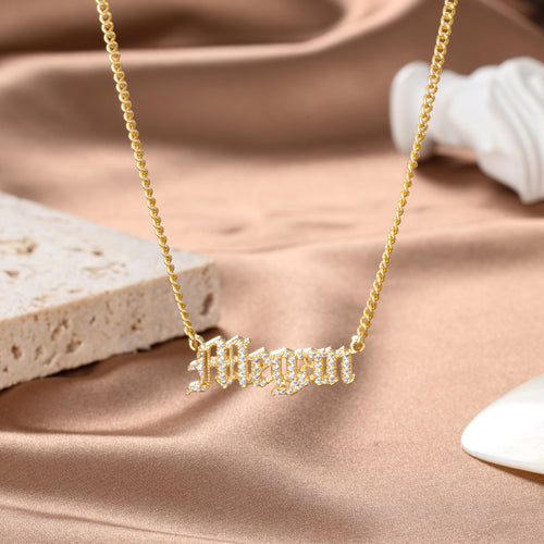 Personalized Classic Script Name Necklace