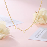 Personalized Spaced Letter Name Necklace