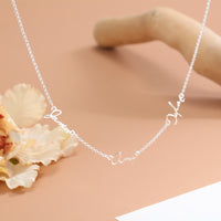 Personalized Three Name Station Necklace